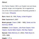 Eric Clapton mort